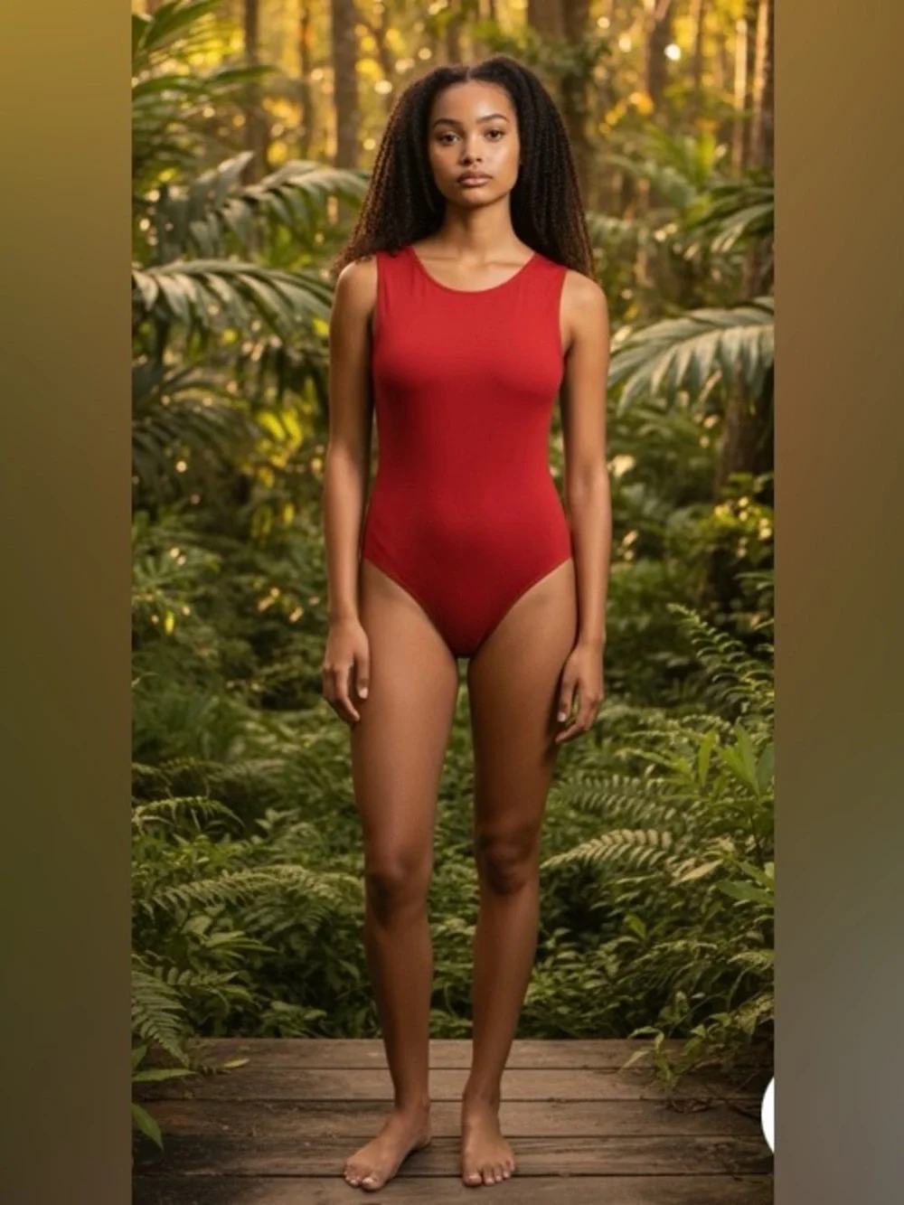 NWT-2XL Pink M Style Co. Thong Classic Red Scoop-Back Super Soft BodySuit